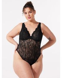 Savage X - Romantic Corded Lace Underwire Teddy - Lyst