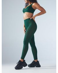 Savage X - Peak Performance High-waist X Mesh Legging - Lyst