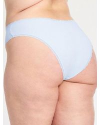 Savage X - Cotton Essentials Lace-trim Cheeky Knickers - Lyst