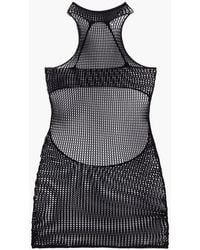 Savage X - Stranded In Lace Mock Neck Crochet Slip (xs-xl) - Lyst