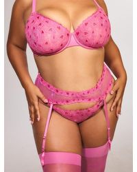 Savage X - Hearts A Flutter Embroidery Unlined Demi Bra - Lyst