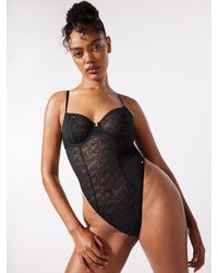 Savage X - Signature Script Underwire Teddy - Lyst