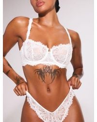 Savage X - Romantic Corded Lace Unlined Balconette Bra - Lyst