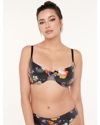 Savage X - Night Blooms Padded Balconette Bra - Lyst