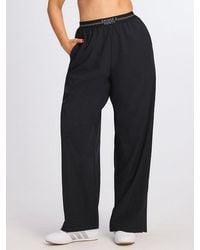 Savage X - Stretch Woven Logo Band Wide Leg Pant - Lyst