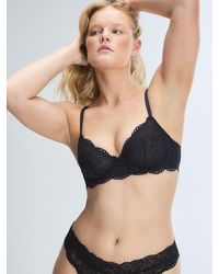 Savage X - Soft N' Savage Lace Unlined Demi Bra - Lyst