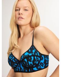 Savage X - City Kitty Unlined Longline Demi Bra - Lyst
