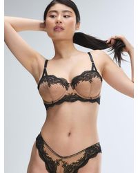 Savage X - Lacestruck Unlined Balconette Bra - Lyst