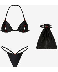 Savage X - Naughty Bits Rosette Lingerie Set - Lyst