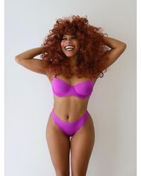 Savage X - Savage Not Sorry Microfiber Low-cut Balconette Bra - Lyst