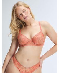 Savage X - Keepsake Lace Unlined Demi Bra - Lyst