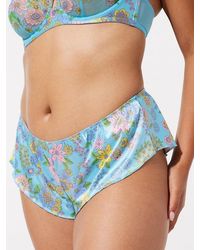 Savage X - Mod Poppy Stretch-satin Tap Shorts - Lyst