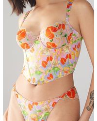 Savage X - Mutha Nature Satin Bustier - Lyst
