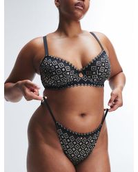 Savage X - Foulard Lace Unlined Demi Bra - Lyst