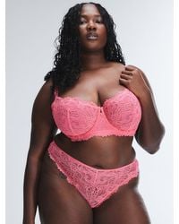 Savage X - Romantic Corded Lace Unlined Balconette Bra - Lyst