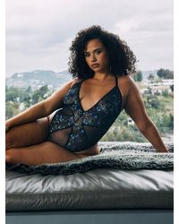 Savage X - Butterfly Wings Lace & Mesh Teddy - Lyst