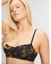 Savage X - Feline Floral Lace Unlined Balconette Bra - Lyst