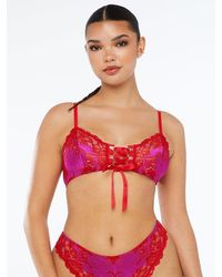 Savage X - Lace'd Up Bralette - Lyst