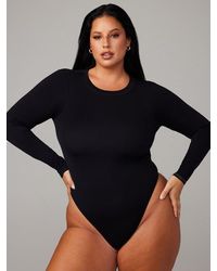 Savage X - Seamless Long-sleeve Bodysuit Teddy - Lyst