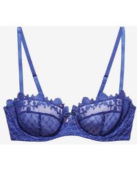 Savage X - Baroque Bondage Unlined Balconette Bra - Lyst