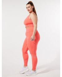 Savage X - Sky-hi Logo Patch Super High-waist Pocket Legging - Lyst