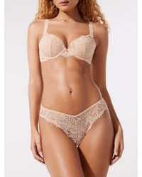 Savage X - Romantic Corded Lace Thong Panty - Lyst