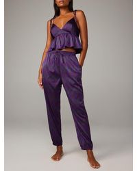 Savage X - Night Star Chaser Satin Sleep Bottoms - Lyst