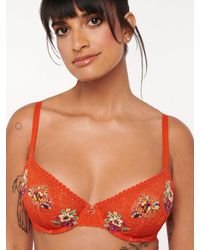 Savage X - Dolled Up Unlined Lace Demi Bra - Lyst