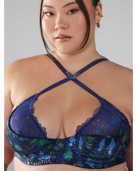 Savage X - Baroque Butterfly Lace Quarter-cup Bra - Lyst