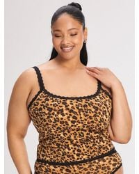 Savage X - Cotton Essentials Sleep Lace-trim Cami - Lyst