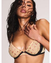 Savage X - Brash Blossoms Embroidered Unlined Bra - Lyst