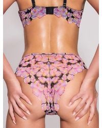 Savage X - Sun Tide Floral Lace Cheeky Knickers - Lyst