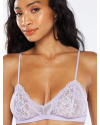 Savage X - Floral Lace & Mesh Bralette - Lyst