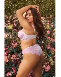 Savage X - Sun Tide Floral Lace Cheeky Knickers - Lyst