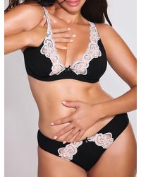 Savage X - Swirly Girly Unlined Plunge Bra - Lyst