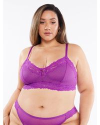 Savage X - Dotted Mesh Bralette - Lyst