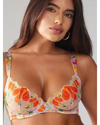Savage X - Mutha Nature Satin Unlined Demi Bra - Lyst