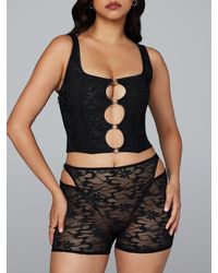 Savage X - Link Up Lace Sleep Shorts - Lyst
