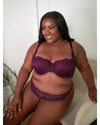 Savage X - Savage Not Sorry Lightly Lined Lace Balconette Bra - Lyst