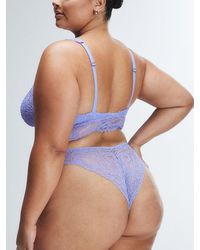 Savage X - Romantic Corded Lace Brazilian Knickers - Lyst