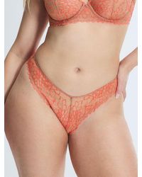 Savage X - Keepsake Lace Brazilian Knickers - Lyst