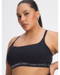 Savage X - Supple Flex Low-impact Logo Band Sports Bra - Lyst