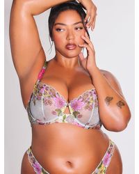 Savage X - Mod Poppy Unlined Lace Balconette Bra - Lyst