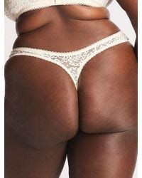Savage X - Paisley Smoke Lace Thong Panty - Lyst