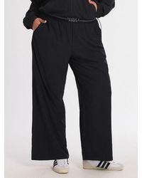 Savage X - Stretch Woven Logo Band Wide Leg Pant - Lyst