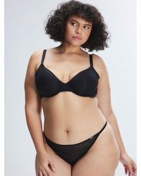 Savage X - Show N' Tell Mesh Unlined Demi Bra - Lyst