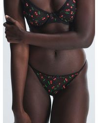 Savage X - Puff Cherries String Bikini Knickers - Lyst