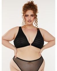 Savage X - Flocked Logo Bralette - Lyst