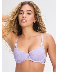 Savage X - Savage Not Sorry Lightly Lined Lace Balconette Bra - Lyst