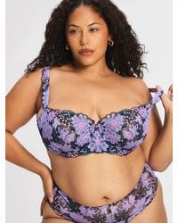 Savage X - Fleur Fantasy Lace Unlined Balconette Bra - Lyst